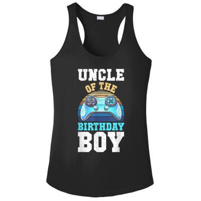 Men Uncle Of The Birthday Boy Matching Video Gamer Birthday Ladies PosiCharge Competitor Racerback Tank