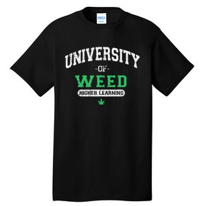 Marijuana U.N.I.V.E.R.S.I.T.Y Of Weed Tall T-Shirt