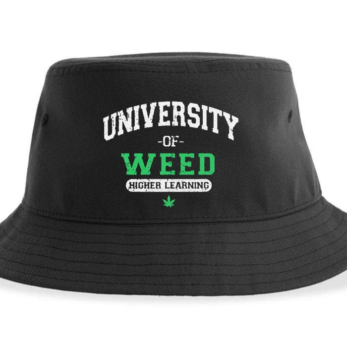 Marijuana U.N.I.V.E.R.S.I.T.Y Of Weed Sustainable Bucket Hat