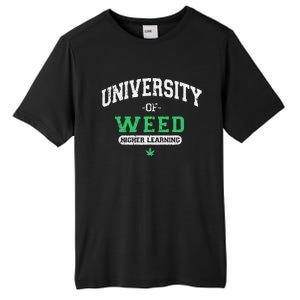 Marijuana U.N.I.V.E.R.S.I.T.Y Of Weed Tall Fusion ChromaSoft Performance T-Shirt