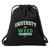 Marijuana U.N.I.V.E.R.S.I.T.Y Of Weed Drawstring Bag