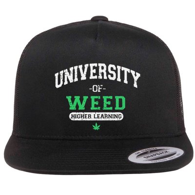 Marijuana U.N.I.V.E.R.S.I.T.Y Of Weed Flatbill Hat