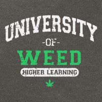Marijuana U.N.I.V.E.R.S.I.T.Y Of Weed Cotton Canvas Backpack