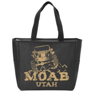 Moab Utah Off Roading 4x4 Funny Souvenir Zip Tote Bag