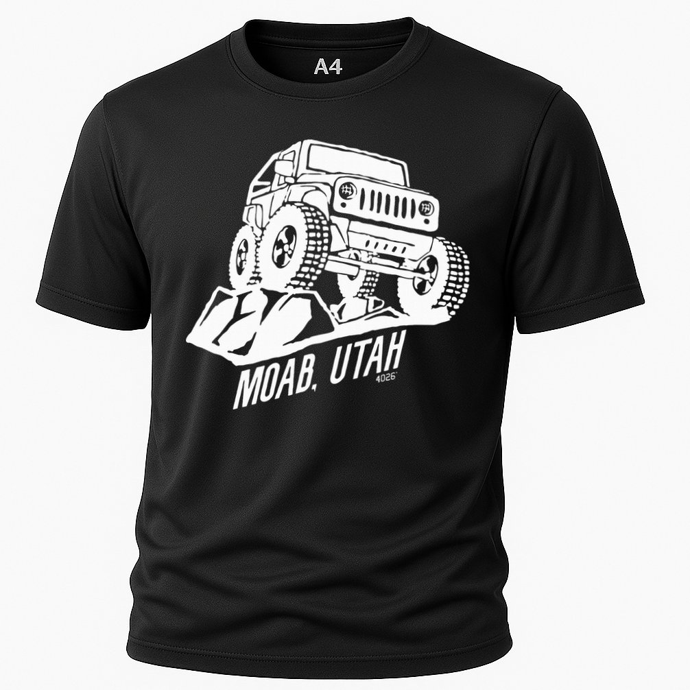 Moab Utah Off Road Desert Adventure Cooling Performance Crew T-Shirt