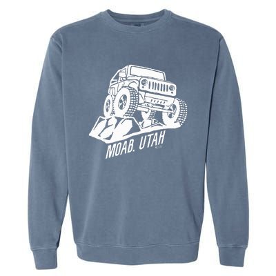 Moab Utah Off Road Desert Adventure Garment-Dyed Sweatshirt