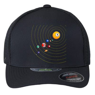 My Universe Pool Billiard Flexfit Unipanel Trucker Cap