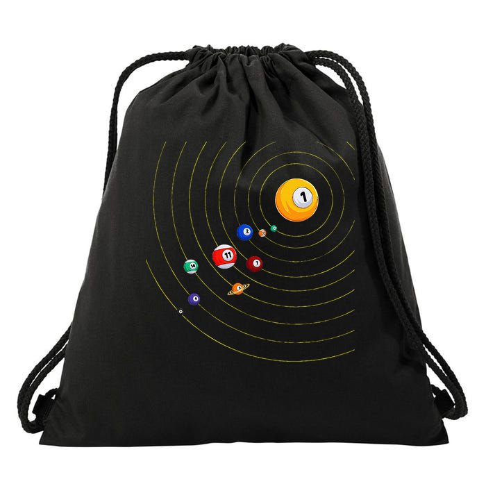 My Universe Pool Billiard Drawstring Bag