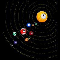 My Universe Pool Billiard Drawstring Bag