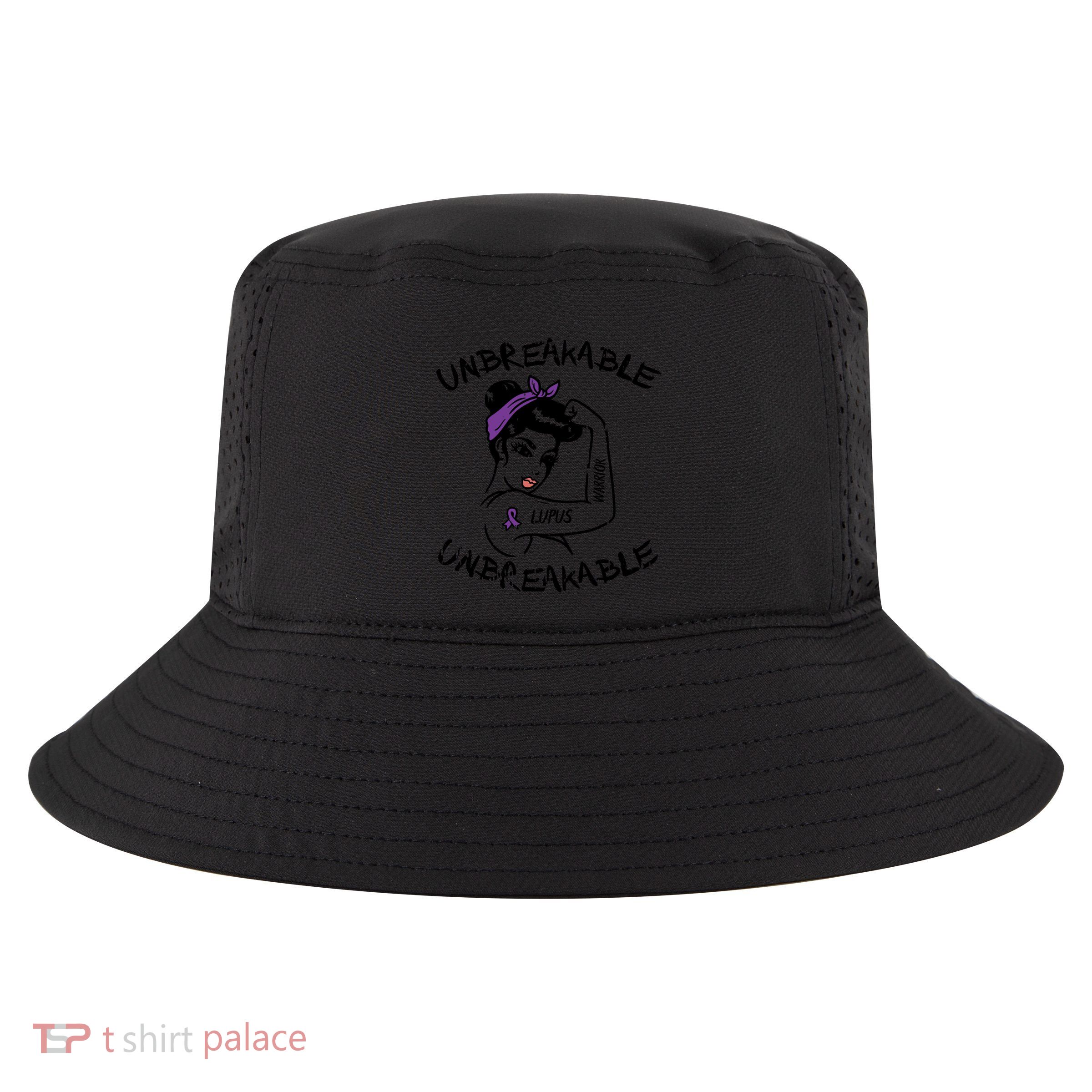 Ms Unbreakable Ribbon Lupus Awareness Gift Motivation Gift Cool Comfort Performance Bucket Hat