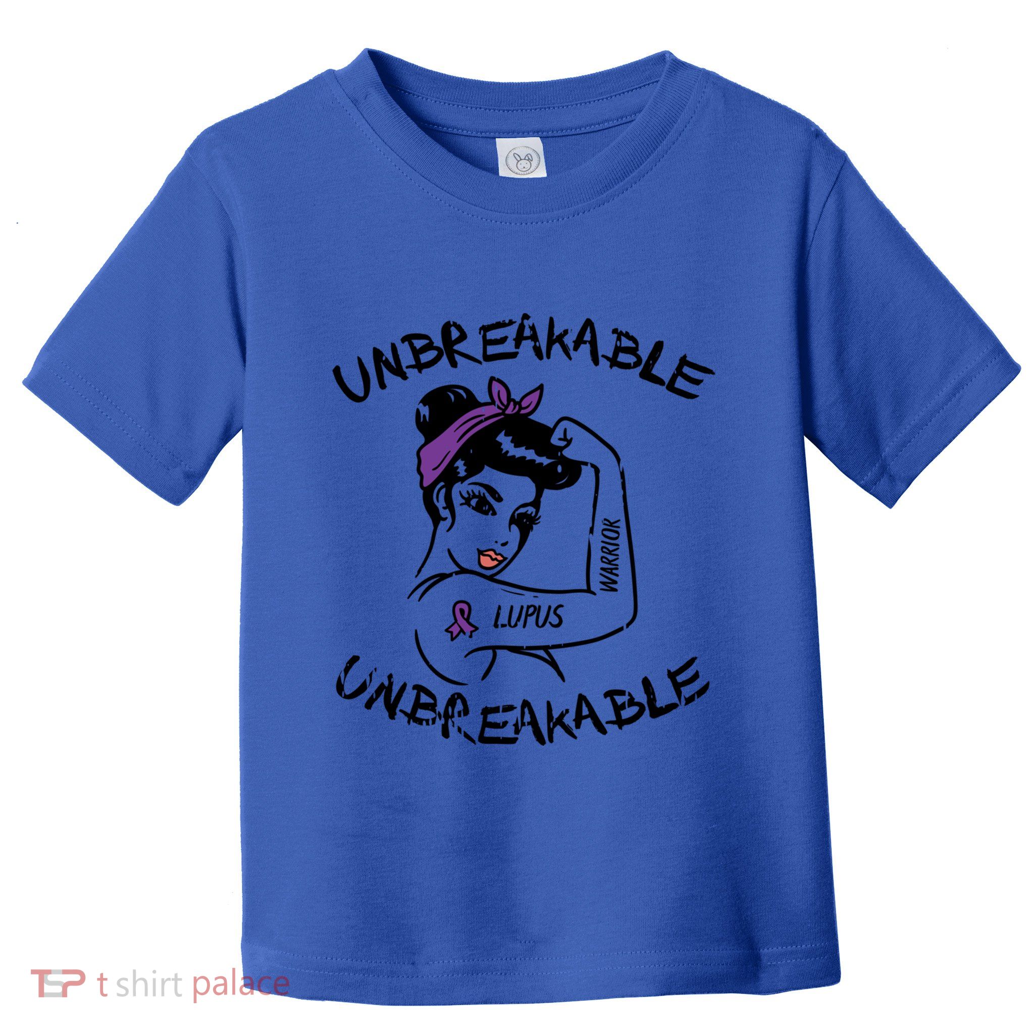 Ms Unbreakable Ribbon Lupus Awareness Gift Motivation Gift Toddler T-Shirt