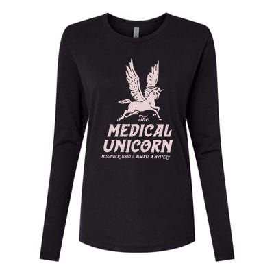 Medical Unicorn Rare Disease Rare Disease Awareness Womens Cotton Relaxed Long Sleeve T-Shirt