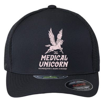 Medical Unicorn Rare Disease Rare Disease Awareness Flexfit Unipanel Trucker Cap