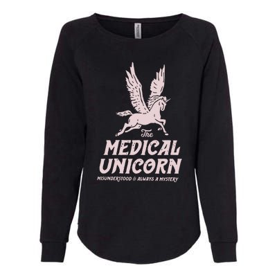 Medical Unicorn Rare Disease Rare Disease Awareness Womens California Wash Sweatshirt