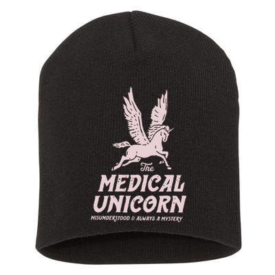 Medical Unicorn Rare Disease Rare Disease Awareness Short Acrylic Beanie