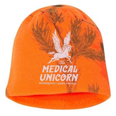 Medical Unicorn Rare Disease Rare Disease Awareness Kati - Camo Knit Beanie