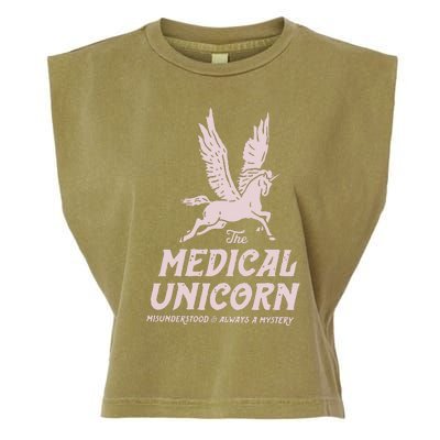 Medical Unicorn Rare Disease Rare Disease Awareness Garment-Dyed Women's Muscle Tee