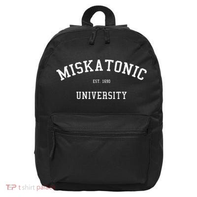 Miskatonic University Realistic Emblem 16 in Basic Backpack