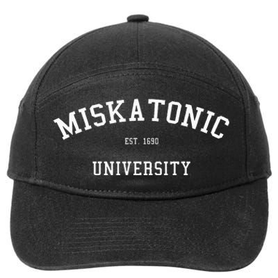 Miskatonic University Realistic Emblem 7-Panel Snapback Hat