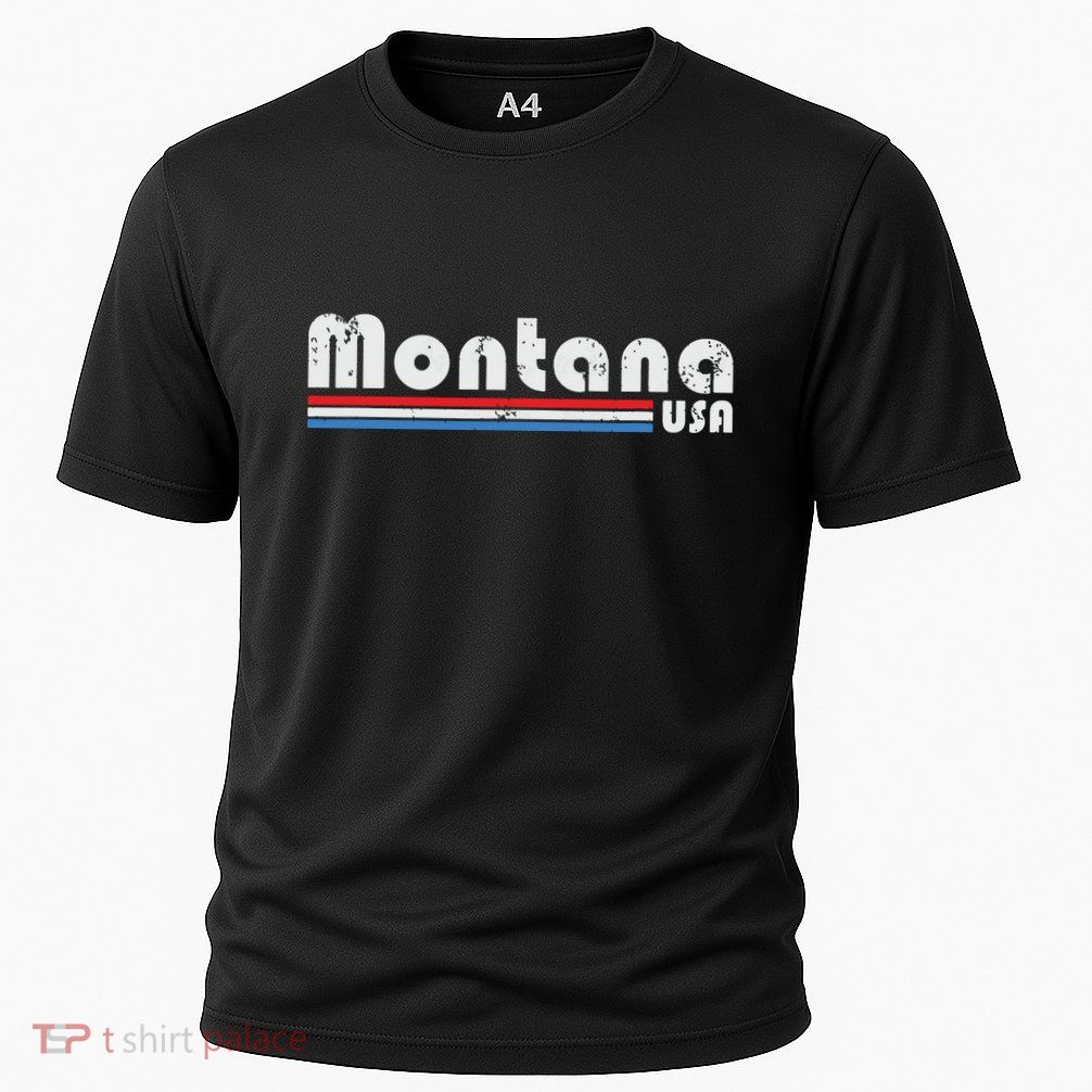 Montana Usa Retro Vintage State Gift Performance Shirt