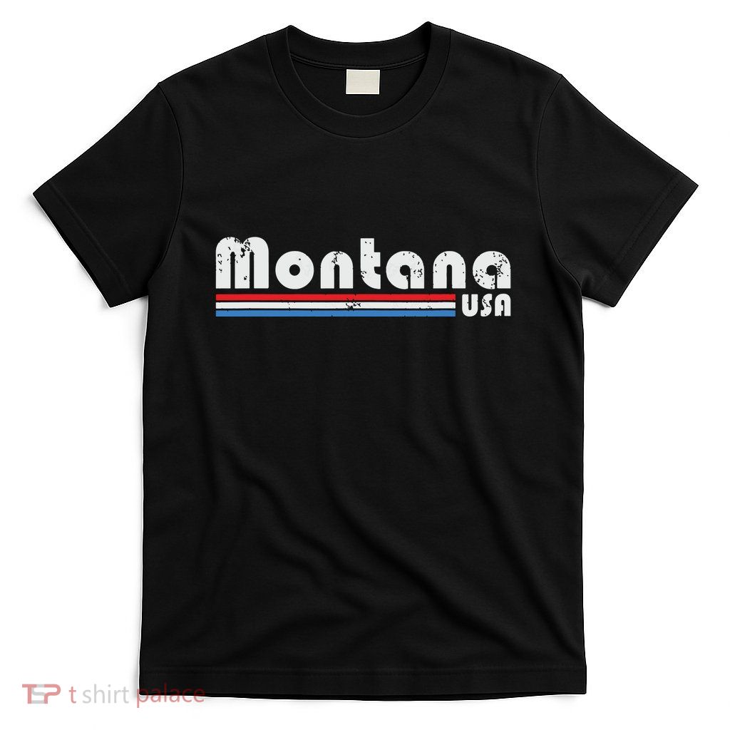 Montana Usa Retro Vintage State Gift T-Shirt