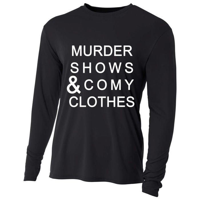 Murder Shows & Comy Clothes Cooling Performance Long Sleeve Crew