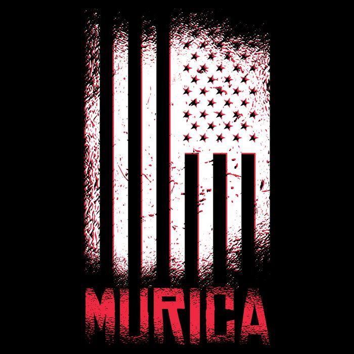 Murica American Flag Patriotic Womens Tank Top