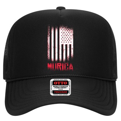 Murica American Flag Patriotic Trucker Hat