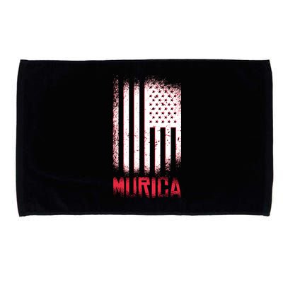 Murica American Flag Patriotic Microfiber Hand Towel