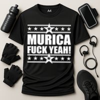 Murica F*ck Yeah! Cooling Performance Crew T-Shirt