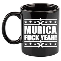 Murica F*ck Yeah! 11oz C Handle Ceramic Mug