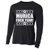 Murica F*ck Yeah! Cooling Performance Long Sleeve Crew