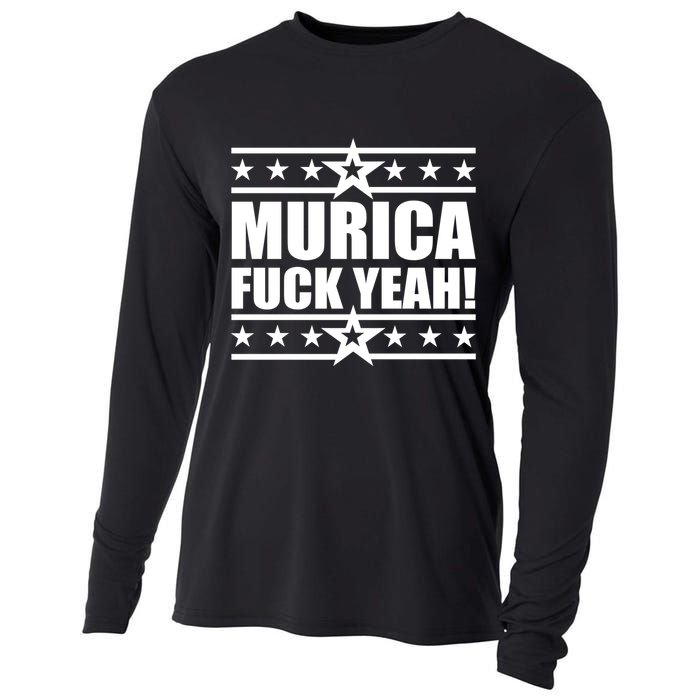 Murica F*ck Yeah! Cooling Performance Long Sleeve Crew