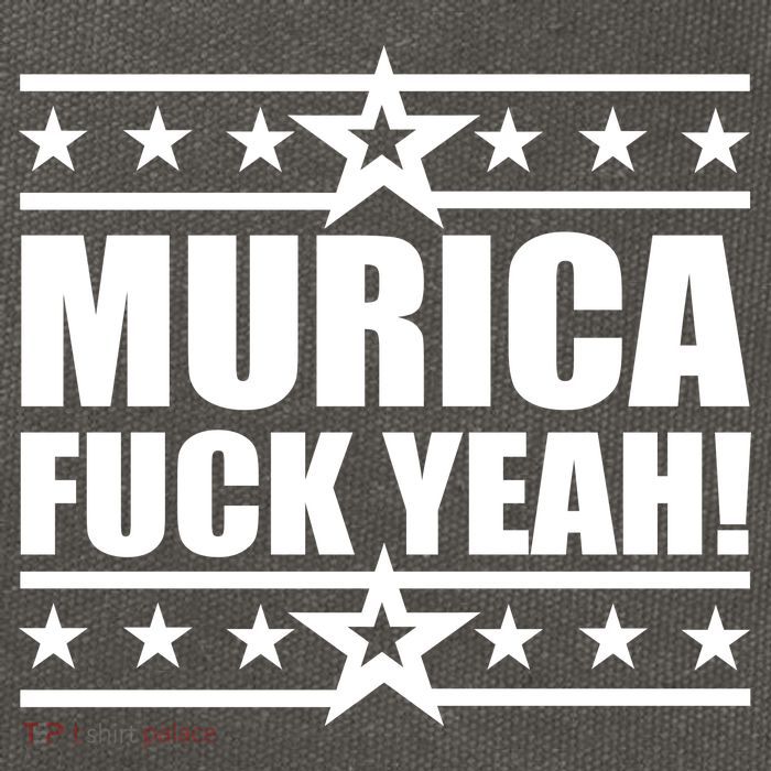 Murica F*ck Yeah! Cotton Canvas Backpack