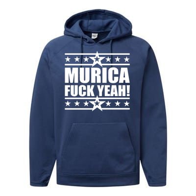 Murica F*ck Yeah! Performance Fleece Hoodie