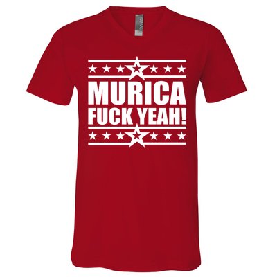 Murica F*ck Yeah! V-Neck T-Shirt