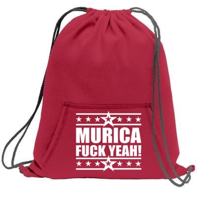 Murica F*ck Yeah! Sweatshirt Cinch Pack Bag