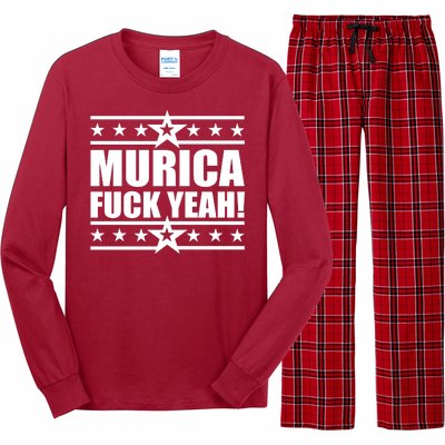 Murica F*ck Yeah! Long Sleeve Pajama Set