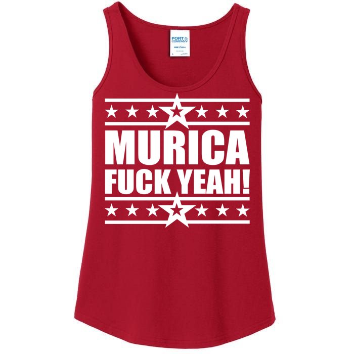 Murica F*ck Yeah! Ladies Essential Tank