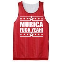 Murica F*ck Yeah! Mesh Reversible Basketball Jersey Tank