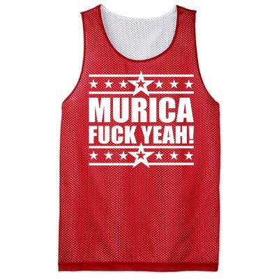 Murica F*ck Yeah! Mesh Reversible Basketball Jersey Tank