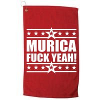 Murica F*ck Yeah! Platinum Collection Golf Towel