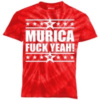 Murica F*ck Yeah! Kids Tie-Dye T-Shirt