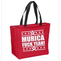 Murica F*ck Yeah! Zip Tote Bag