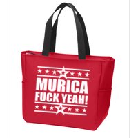 Murica F*ck Yeah! Zip Tote Bag
