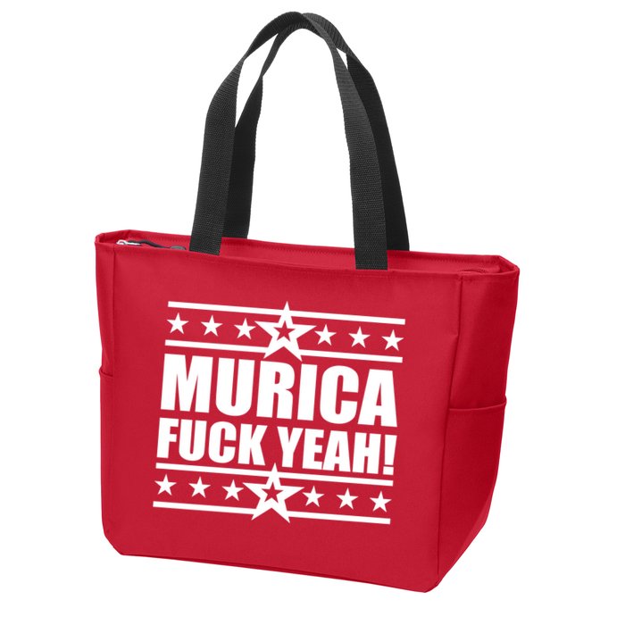 Murica F*ck Yeah! Zip Tote Bag