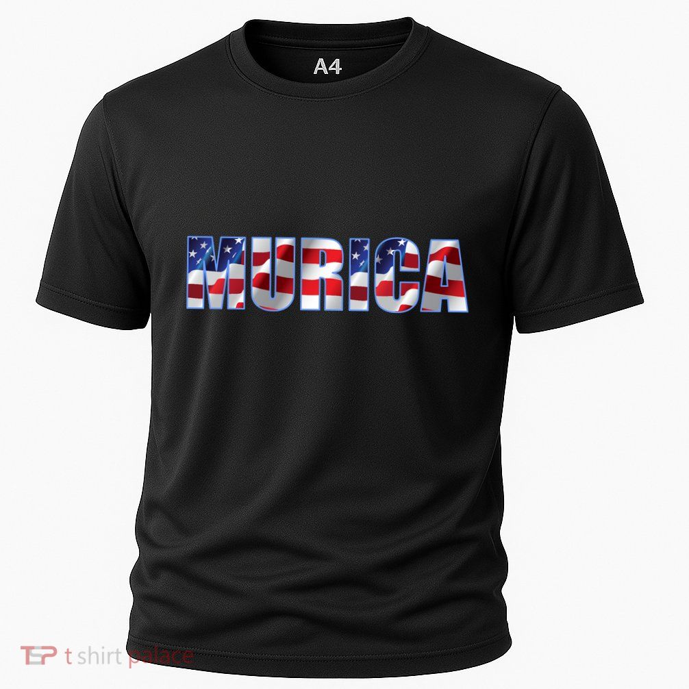 Murica Fourth of July USA Retro Vintage Style Performance Shirt
