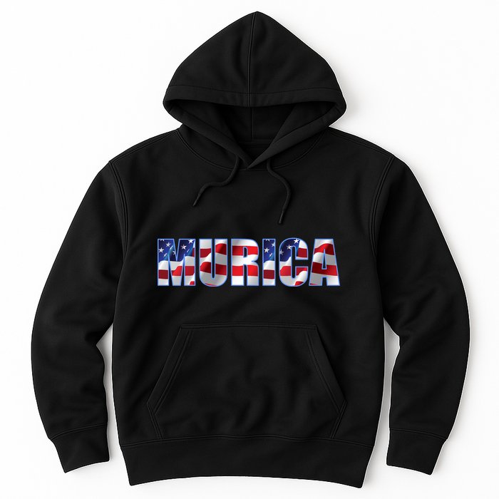 Murica Fourth of July USA Retro Vintage Style Hoodie