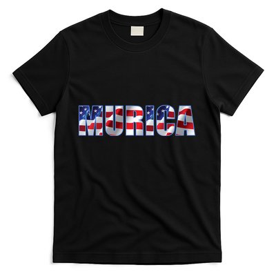 Murica Fourth of July USA Retro Vintage Style T-Shirt