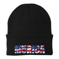 Murica Fourth of July USA Retro Vintage Style Beanie